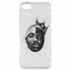 Чохол з розділу The Notorious B. I. G. Tupac & Notorious BIG для Apple iPhone SE - FATLINE Чохол з розділу The Notorious B. I. G. Tupac & Notorious BIG для Apple iPhone SE