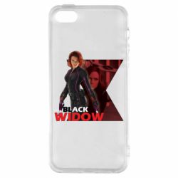 Чохол з розділу Blackjnnfr Widow black art для Apple iPhone SE - FATLINE Чохол з розділу Blackjnnfr Widow black art для Apple iPhone SE