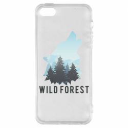 Чехол из раздела Волк Wild forest для Apple iPhone SE