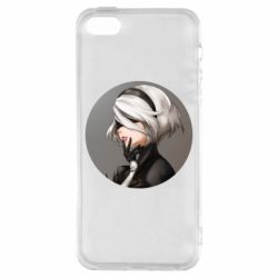 Чехол из раздела NieR: Automata YoRHa circle art для Apple iPhone SE - FATLINE Чехол из раздела NieR: Automata YoRHa circle art для Apple iPhone SE