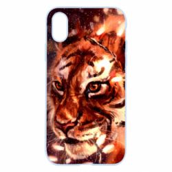 Чехол из раздела Тигр Тигр и гирлянда для Apple iPhone X/Xs