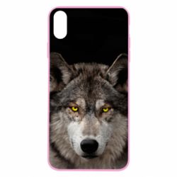 Чехол из раздела Волк Wolf with yellow eyes для Apple iPhone X/Xs