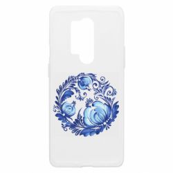 Чехол из раздела Авторские принты Петриковка. Синий завиток для OnePlus 8 Pro - FATLINE Чехол из раздела Авторские принты Петриковка. Синий завиток для OnePlus 8 Pro