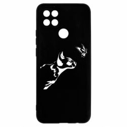 Чохол з розділу Кіт Cat and Butterfly для Oppo A15s/A15 - FATLINE Чохол з розділу Кіт Cat and Butterfly для Oppo A15s/A15