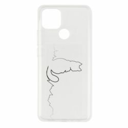 Чохол з розділу Кіт Cat line art для Oppo A15s/A15 - FATLINE Чохол з розділу Кіт Cat line art для Oppo A15s/A15