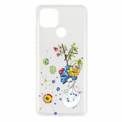 Чехол из раздела Девушкам Girl with a flower hat для Oppo A15s/A15 - FATLINE Чехол из раздела Девушкам Girl with a flower hat для Oppo A15s/A15