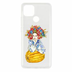 Чехол из раздела Девушкам Украинка в венке и вышиванке для Oppo A15s/A15 - FATLINE Чехол из раздела Девушкам Украинка в венке и вышиванке для Oppo A15s/A15