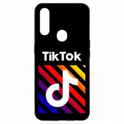 Чехол из раздела Социальные сети Tik Tok Colorful Logo для Oppo A31 - FATLINE Чехол из раздела Социальные сети Tik Tok Colorful Logo для Oppo A31