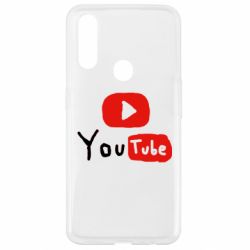 Чехол из раздела Социальные сети Ютуб лого для Oppo A31 - FATLINE Чехол из раздела Социальные сети Ютуб лого для Oppo A31