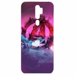 Чехол из раздела Мстители Avengers logo and space для Oppo A5/A9 2020 - FATLINE Чехол из раздела Мстители Avengers logo and space для Oppo A5/A9 2020