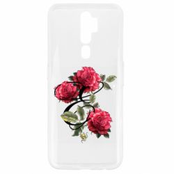 Чехол из раздела Авторские принты Буква Е с розами для Oppo A5/A9 2020 - FATLINE Чехол из раздела Авторские принты Буква Е с розами для Oppo A5/A9 2020