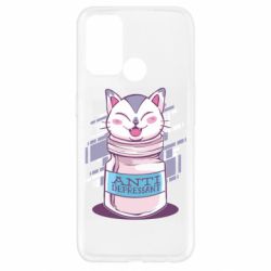 Чехол из раздела iBruster AntiDepressant Cat для Oppo A52/A72/A92 - FATLINE Чехол из раздела iBruster AntiDepressant Cat для Oppo A52/A72/A92