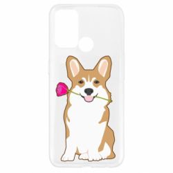 Чехол из раздела Собака Corgi With Flower для Oppo A52/A72/A92 - FATLINE Чехол из раздела Собака Corgi With Flower для Oppo A52/A72/A92