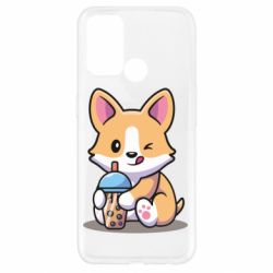 Чехол из раздела Собака Собачька пьет боба ти для Oppo A52/A72/A92 - FATLINE Чехол из раздела Собака Собачька пьет боба ти для Oppo A52/A72/A92