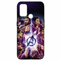 Чехол из раздела Мстители Avengers heroes and logo endgame для Oppo A53/A32/A33 - FATLINE Чехол из раздела Мстители Avengers heroes and logo endgame для Oppo A53/A32/A33