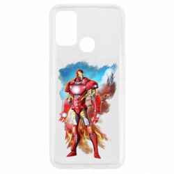 Чехол из раздела Мстители Avengers iron man drawing для Oppo A53/A32/A33 - FATLINE Чехол из раздела Мстители Avengers iron man drawing для Oppo A53/A32/A33