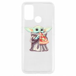 Чехол из раздела Любителям еды Baby Yoda eats pizza для Oppo A53/A32/A33 - FATLINE Чехол из раздела Любителям еды Baby Yoda eats pizza для Oppo A53/A32/A33