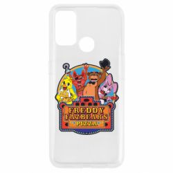 Чехол из раздела Любителям еды Freddy Pizza для Oppo A53/A32/A33 - FATLINE Чехол из раздела Любителям еды Freddy Pizza для Oppo A53/A32/A33