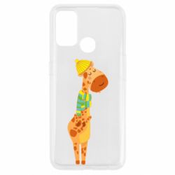 Чехол из раздела Осень Giraffe in a scarf для Oppo A53/A32/A33 - FATLINE Чехол из раздела Осень Giraffe in a scarf для Oppo A53/A32/A33