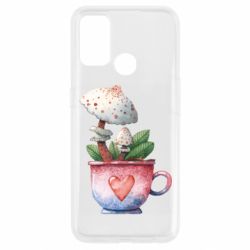 Чехол из раздела Abstract world Гриб в горшке для Oppo A53/A32/A33 - FATLINE Чехол из раздела Abstract world Гриб в горшке для Oppo A53/A32/A33