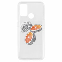 Чехол из раздела iBruster Луна в Разрезе для Oppo A53/A32/A33 - FATLINE Чехол из раздела iBruster Луна в Разрезе для Oppo A53/A32/A33