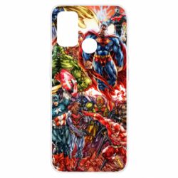 Чехол из раздела DC Muscular Superheroes для Oppo A53/A32/A33 - FATLINE Чехол из раздела DC Muscular Superheroes для Oppo A53/A32/A33