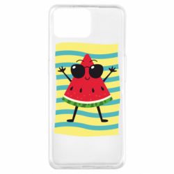 Чехол из раздела Лето Арбуз на пляже для Oppo A73 - FATLINE Чехол из раздела Лето Арбуз на пляже для Oppo A73