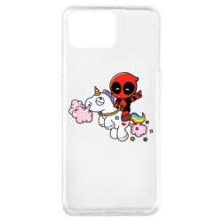 Чехол из раздела Deadpool Deadpool on the unicorn для Oppo A73 - FATLINE Чехол из раздела Deadpool Deadpool on the unicorn для Oppo A73