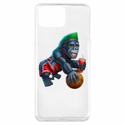 Чехол из раздела Баскетбол Gorilla and basketball ball для Oppo A73
