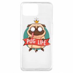 Чехол из раздела Авторские принты Мопс король для Oppo A73 - FATLINE Чехол из раздела Авторские принты Мопс король для Oppo A73