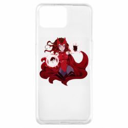 Чехол из раздела ВандаВижен Scarlet Witch Art для Oppo A73 - FATLINE Чехол из раздела ВандаВижен Scarlet Witch Art для Oppo A73