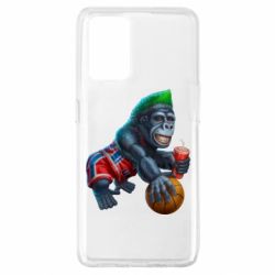 Чехол из раздела Баскетбол Gorilla and basketball ball для Oppo A74 4G