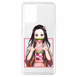 Чехол из раздела Demon Slayer Nezuko для Oppo A74 4G