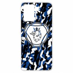 Чехол из раздела Грузовики Scania logo and grunge для Oppo A74 4G