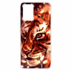 Чехол из раздела Тигр Тигр и гирлянда для Oppo A74 4G