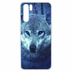 Чехол из раздела Волк Blue-eyed wolf для Oppo A91/Reno3