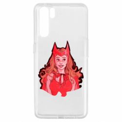 Чехол из раздела ВандаВижен Веселая Ванда для Oppo A91/Reno3 - FATLINE Чехол из раздела ВандаВижен Веселая Ванда для Oppo A91/Reno3