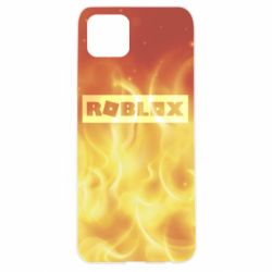 Чехол из раздела Roblox Logo and fire для Oppo A92s - FATLINE Чехол из раздела Roblox Logo and fire для Oppo A92s
