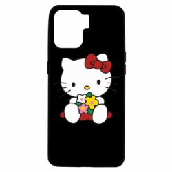 Чехол из раздела Hello Kitty Kitty с букетиком для Oppo A94