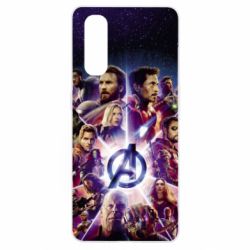 Чехол из раздела Мстители Avengers heroes and logo endgame для Oppo Find X2 - FATLINE Чехол из раздела Мстители Avengers heroes and logo endgame для Oppo Find X2