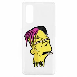 Чехол из раздела Simpsons Bart as Lil Peep для Oppo Find X2 - FATLINE Чехол из раздела Simpsons Bart as Lil Peep для Oppo Find X2