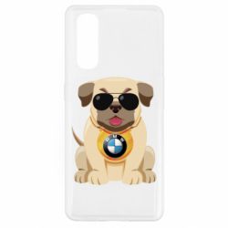 Чехол из раздела Собака Dog with a collar BMW для Oppo Find X2 - FATLINE Чехол из раздела Собака Dog with a collar BMW для Oppo Find X2