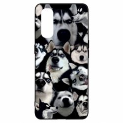 Чехол из раздела Собака Husky Emotions для Oppo Find X2 - FATLINE Чехол из раздела Собака Husky Emotions для Oppo Find X2