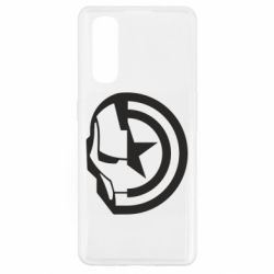 Чехол из раздела Железный человек Iron Man and Captain America для Oppo Find X2 - FATLINE Чехол из раздела Железный человек Iron Man and Captain America для Oppo Find X2