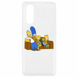 Чехол из раздела Simpsons Семейство Симпсонов для Oppo Find X2 - FATLINE Чехол из раздела Simpsons Семейство Симпсонов для Oppo Find X2