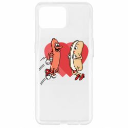 Чехол из раздела 14 Февраля Hot dog love для Oppo Reno 4 Lite - FATLINE Чехол из раздела 14 Февраля Hot dog love для Oppo Reno 4 Lite