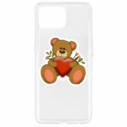 Чохол з розділу Авторські принти Ведмедик з сердцем для Oppo Reno 4 Lite - FATLINE Чохол з розділу Авторські принти Ведмедик з сердцем для Oppo Reno 4 Lite