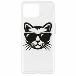 Чехол из раздела Кот Сat in sunglasses для Oppo Reno 4 Lite - FATLINE Чехол из раздела Кот Сat in sunglasses для Oppo Reno 4 Lite