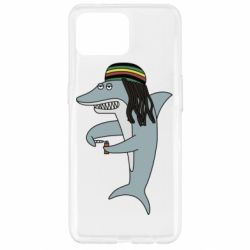 Чехол из раздела Акула Shark Rastaman для Oppo Reno 4 Lite - FATLINE Чехол из раздела Акула Shark Rastaman для Oppo Reno 4 Lite
