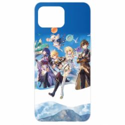 Чехол из раздела Genshin Impact Teyvat Genshin Impact для Oppo Reno 4 Lite